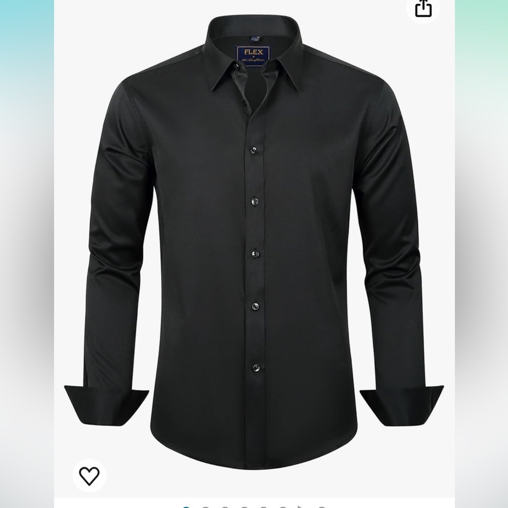 Men's Dress Shirts Solid Long Sleeve
